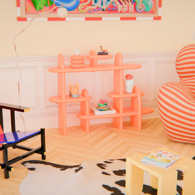 BALOO BOOKCASE / ORANGE