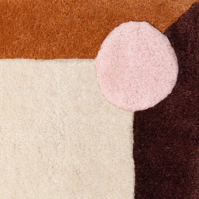 BERLIN / HAND-TUFTE / WOOL / TERRACOTTA
