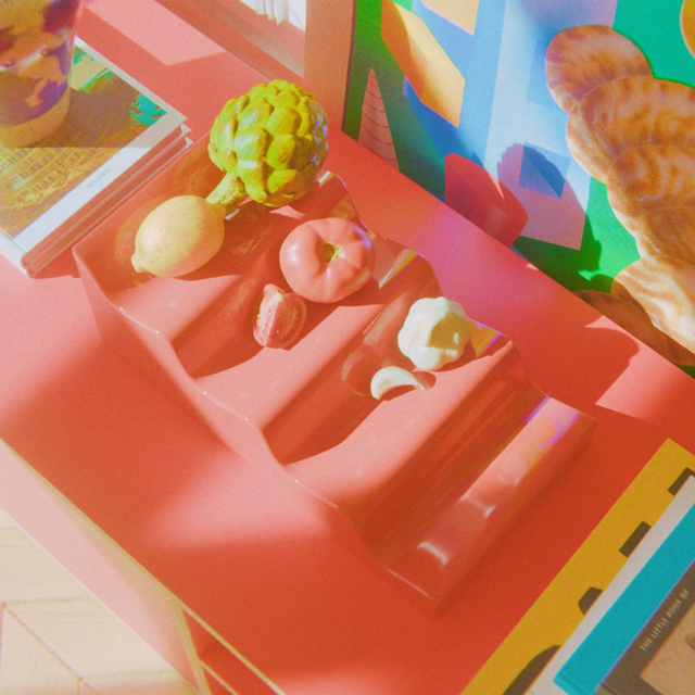 CASCADE FRUIT STAND / RED