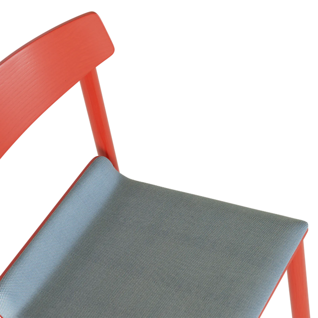 WOX 2 S STUHL / ROT & HELLBLAU