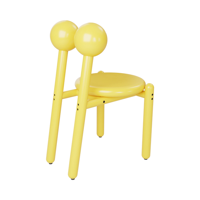 CRAB CHAIR / YELLOW