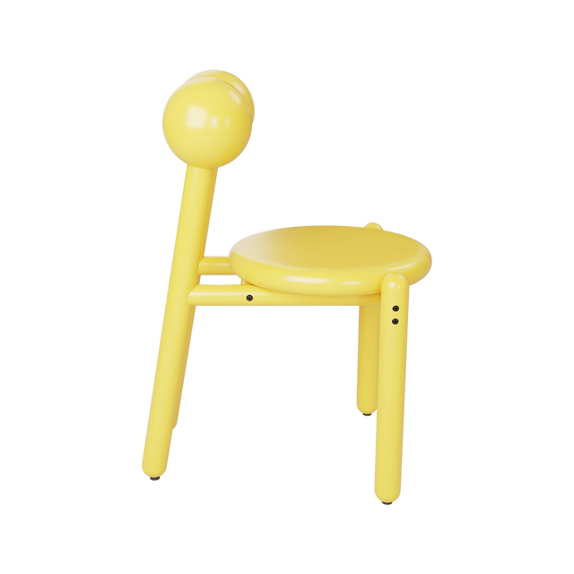 CRAB CHAIR / YELLOW