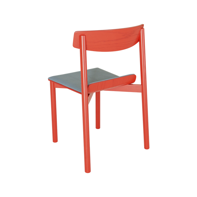 WOX 2 S STUHL / ROT & HELLBLAU