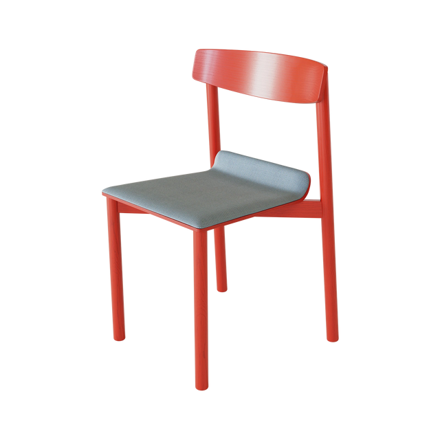 WOX 2 S STUHL / ROT & HELLBLAU