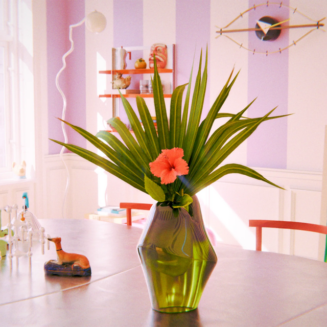 LIPS VASE / GREEN