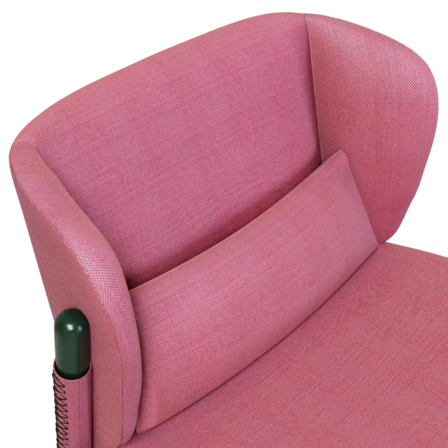 KATANA LOUNGE CHAIR / GREEN & ROSA