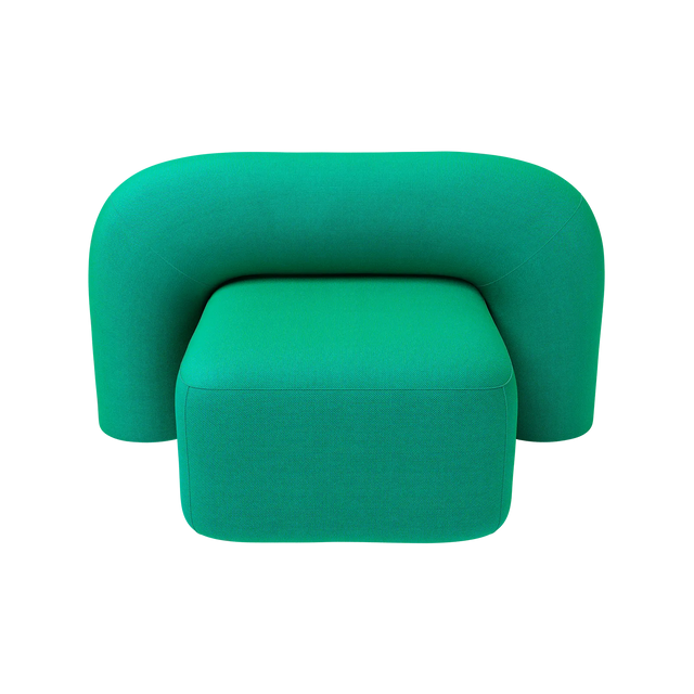 MOSS LOUNGE STOL / GRØN