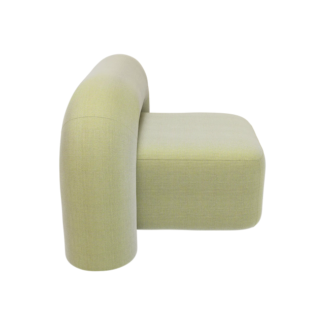 MOSS LOUNGE STOL / LYS GRØN