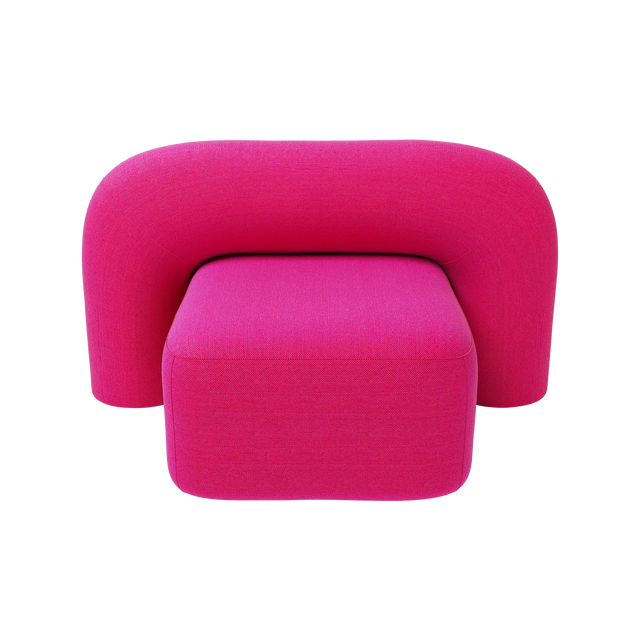 MOSS LOUNGE STOL / PINK