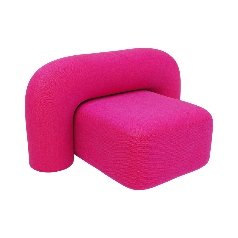 MOSS LOUNGE STOL / PINK