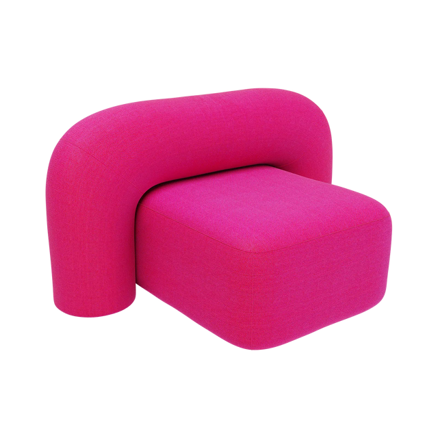 MOSS LOUNGE STOL / PINK
