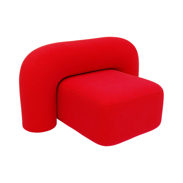 MOSS LOUNGE STOL / RØD