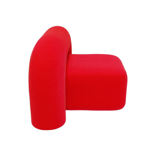 MOSS LOUNGE STOL / RØD