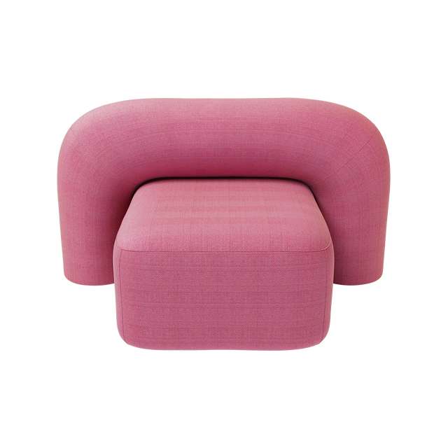 MOSS LOUNGE STOL / ROSA