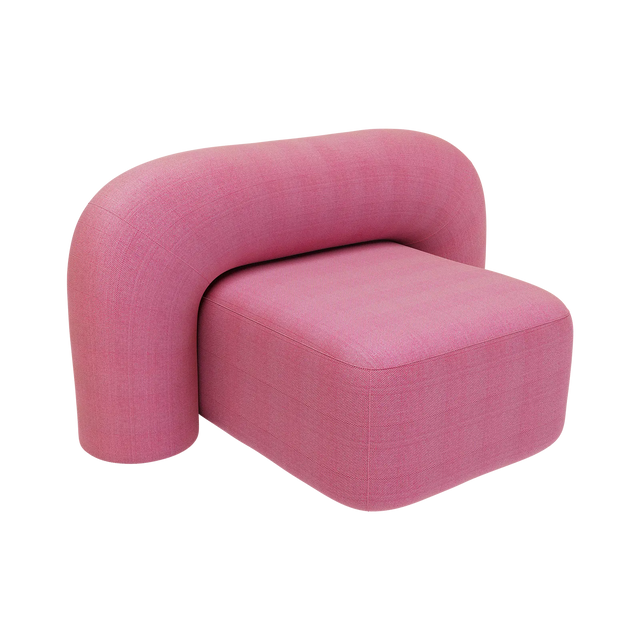 MOSS LOUNGE STOL / ROSA