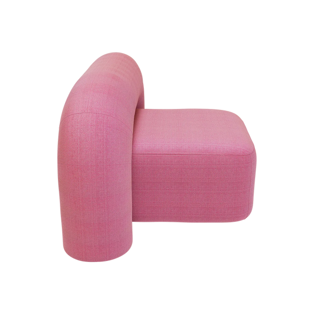 MOSS LOUNGE STOL / ROSA