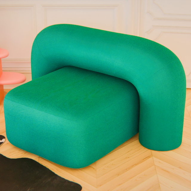 FOTEL MOSS / ZIELONY