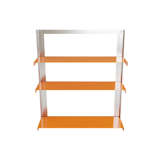 PÓŁKA ŚCIENNA / MAŁA / STALOWA