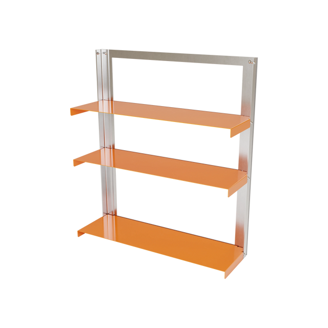 PÓŁKA ŚCIENNA / MAŁA / STALOWA