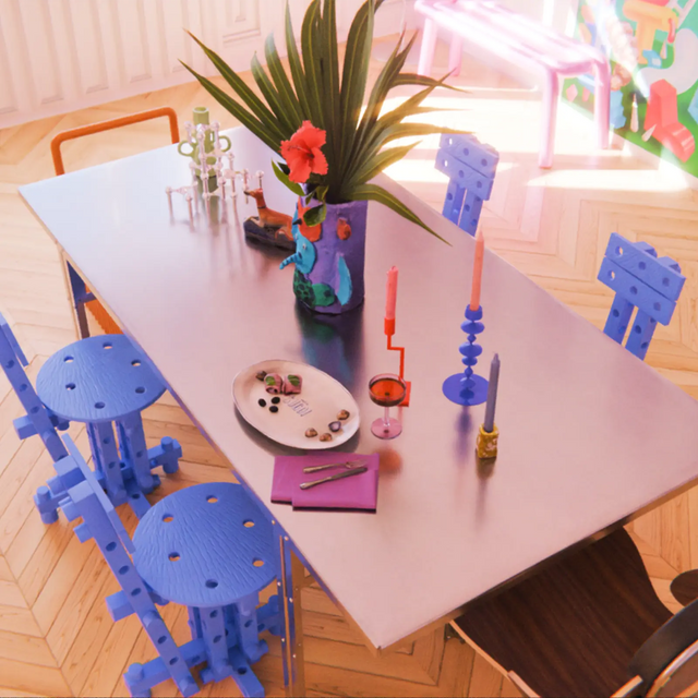 LONG TABLE / SPISEBORD / STÅL