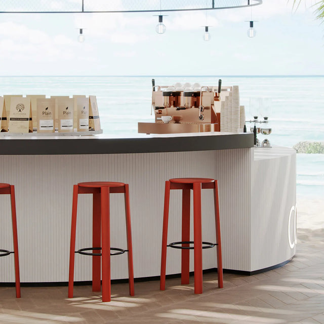 CHAIR DE BAR EDDIE / VERT