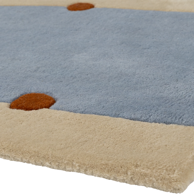 RIO / FAIT MAIN-TUFTE / LAINE / BLEU