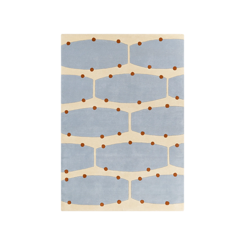 RIO / FAIT MAIN-TUFTE / LAINE / BLEU