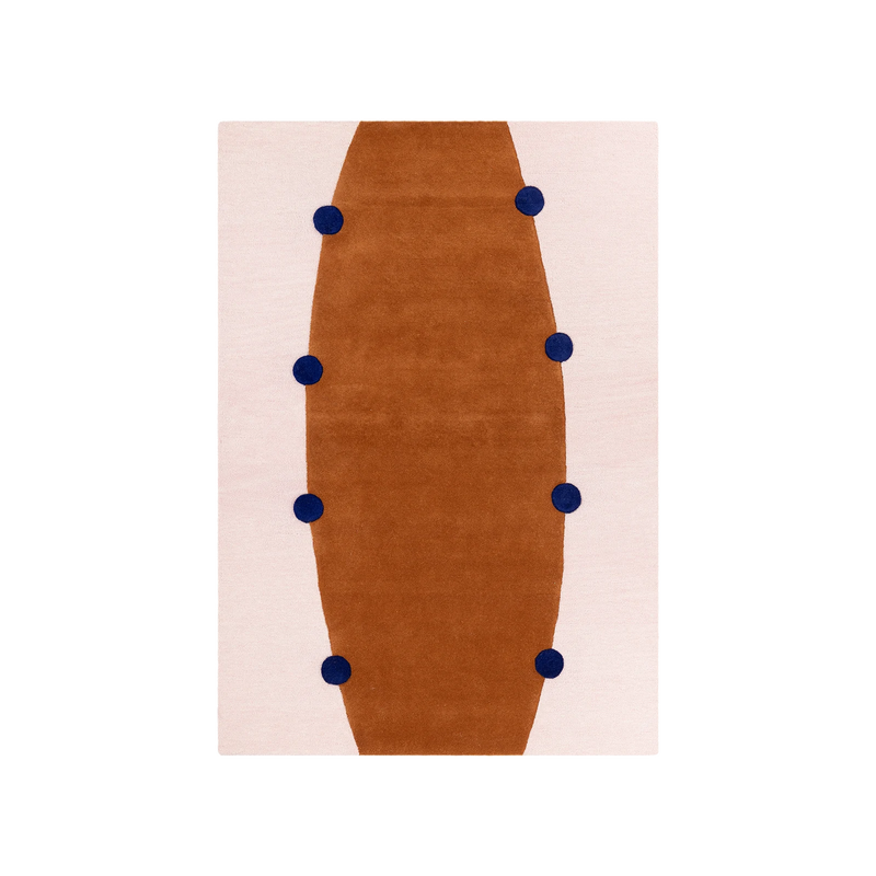ROME / HAND-TUFTE / WOOL / TERRACOTTA
