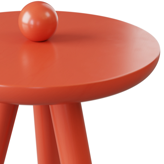 POPS SIDE TABLE / SALMON
