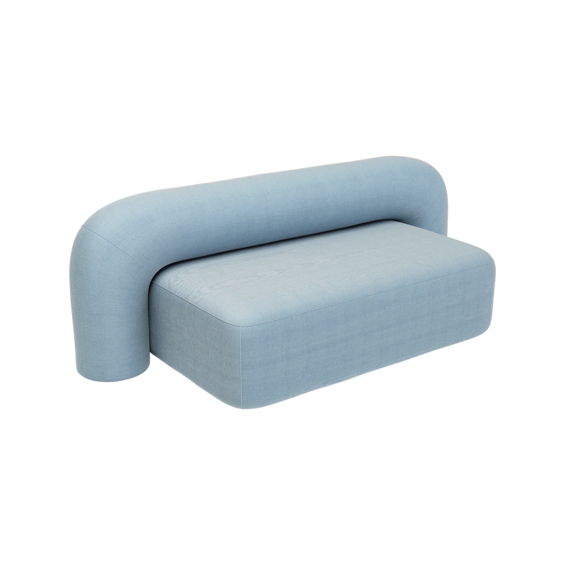 MOSS SOFA / MEDIUM 180 / LYS BLÅ