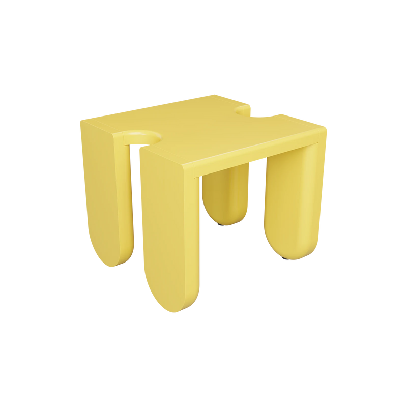 TIP TAP SQUARE TABLE / YELLOW
