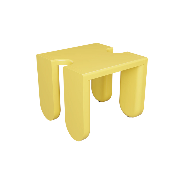 TIP TAP SQUARE TABLE / YELLOW