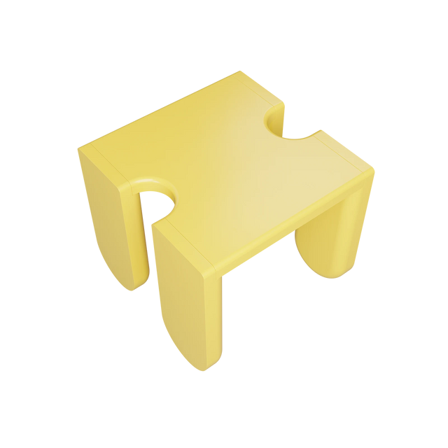 TIP TAP SQUARE TABLE / YELLOW