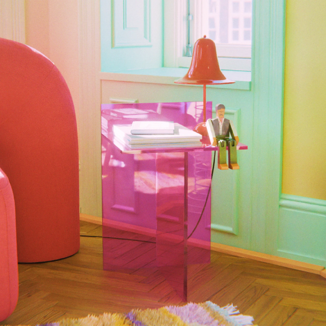 THEO SIDE TABLE / PINK