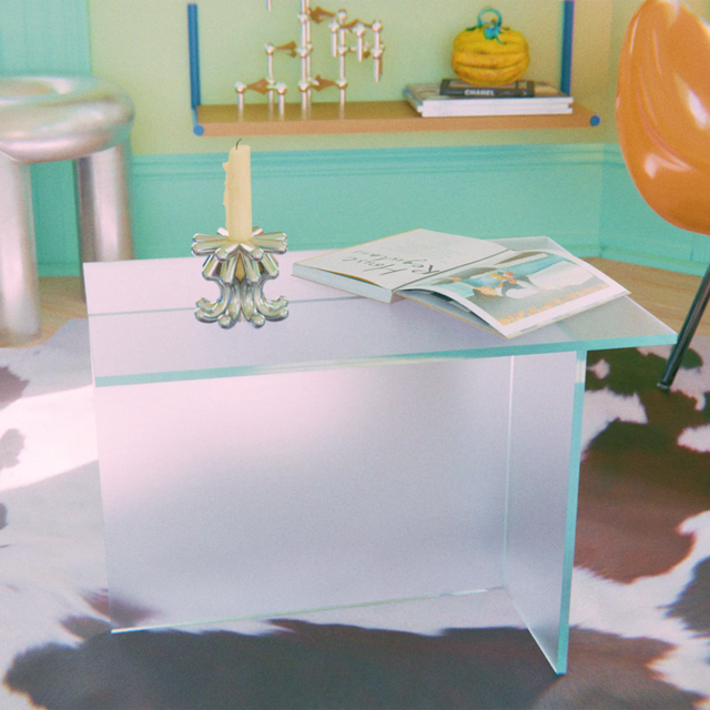 THEO SIDE TABLE / WHITE