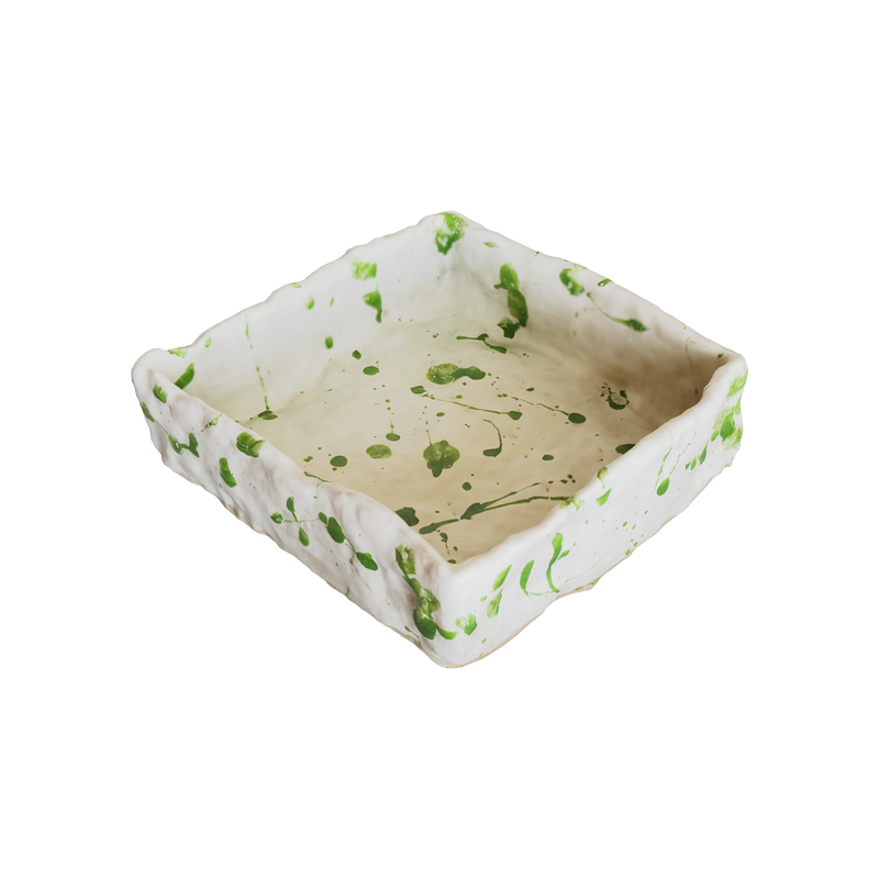 VASSOIO / BIANCO E VERDE