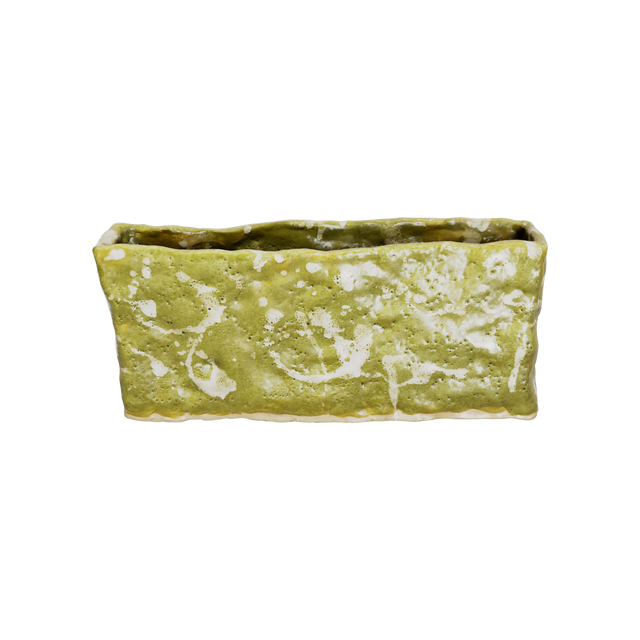 VASE / WEISS & GRÜN