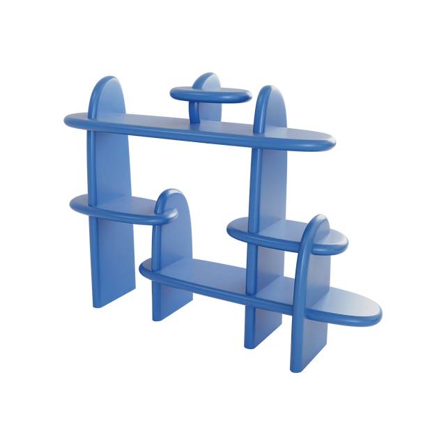 BALOO BOOKCASE / BLUE