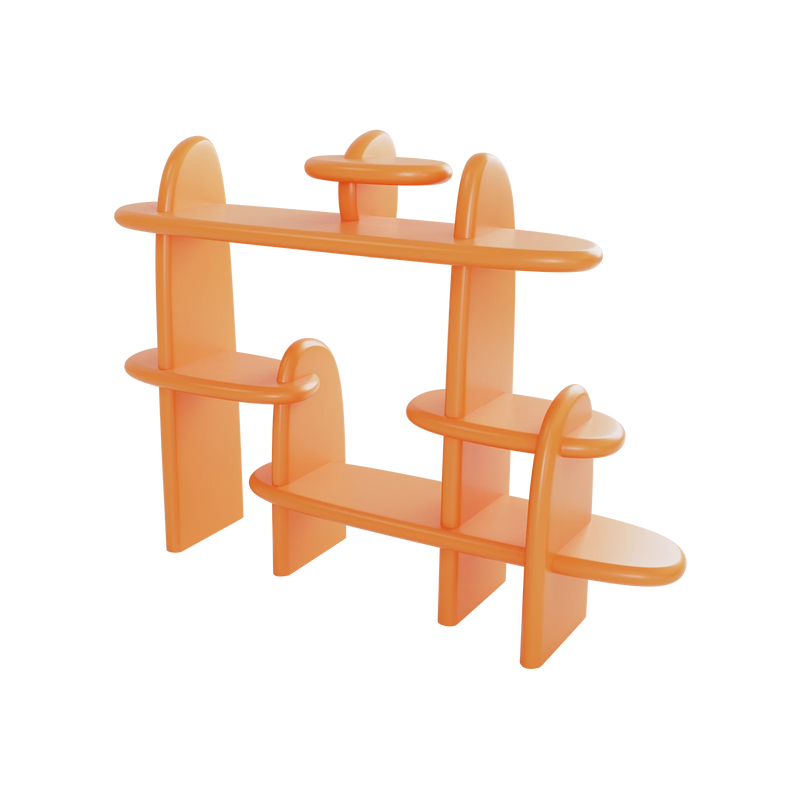 BALOO BOOKCASE / ORANGE