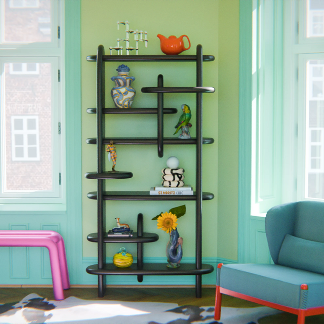 BALOO BOOKCASE / LARGE / BLACK