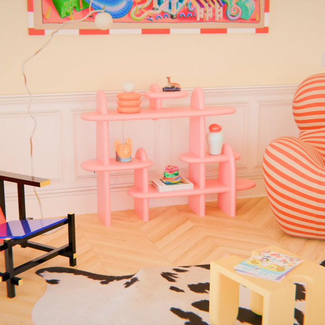 BALOO BOOKCASE / PINK