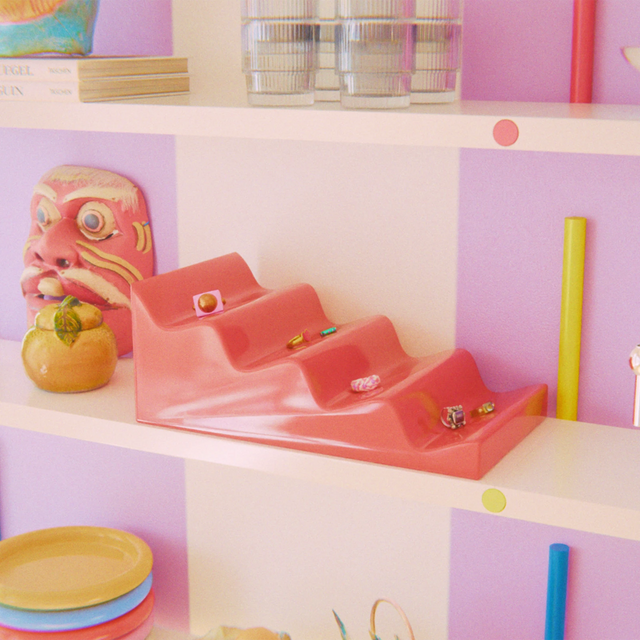 CASCADE FRUIT STAND / RED