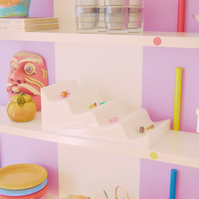 CASCADE FRUIT STAND / WHITE