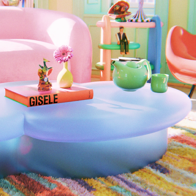 CLOUD COFFEE TABLE / BIG LOW / LIGHT BLUE