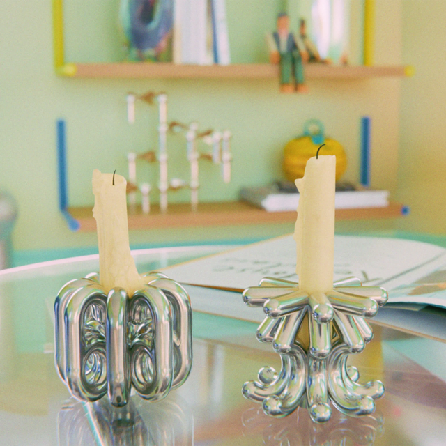 CANDLE HOLDER / DIGIT SIX