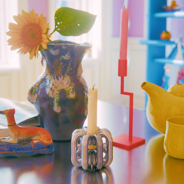 CANDLE HOLDER / DIGIT SIX