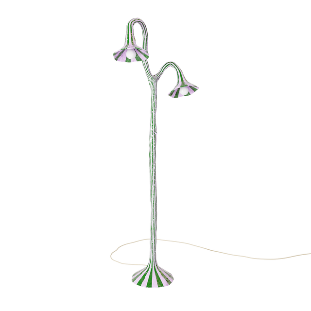 DOODLE FLOOR LAMP / ORANGE & PINK