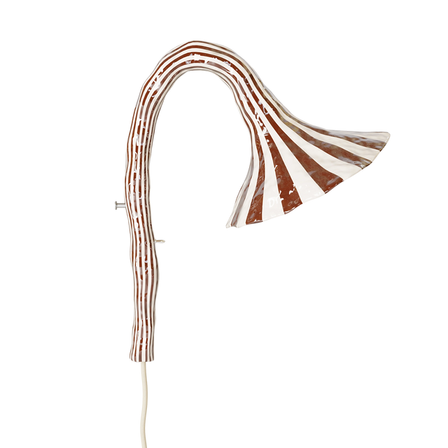 DOODLE WALL LAMP / BROWN & CREAM