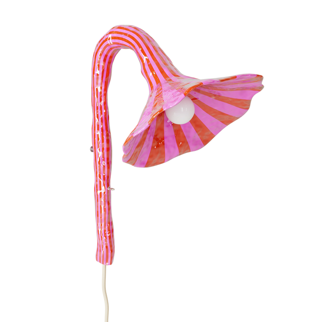 DOODLE WALL LAMP / ORANGE & PINK