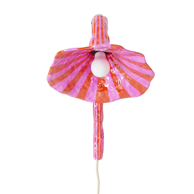 DOODLE WALL LAMP / ORANGE & PINK